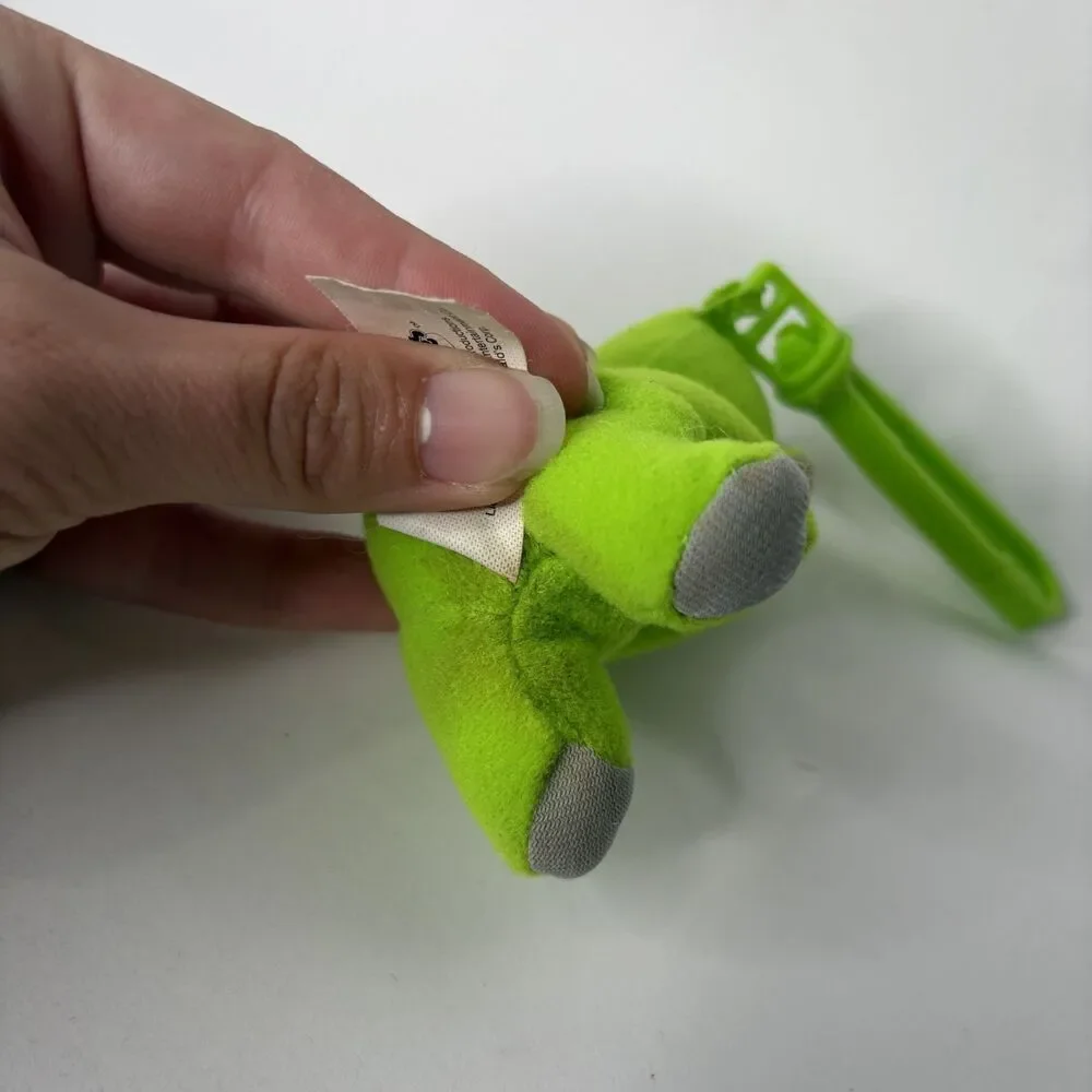 Teletubbies McDonald's Happy Meal Toy 2000 Keychain Plush Green Dipsy